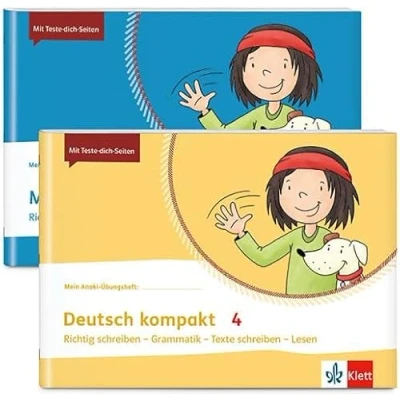Afbeelding van Mathe + Deutsch kompakt 4: 2 Übungshefte im Paket: kompakt, Klasse 4