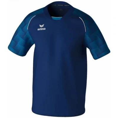 Afbeelding van Erima Evo Star (3132404) uniseks kindershirt, New Navy/Mykonos Blue, 128
