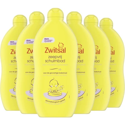 Afbeelding van 6x Zwitsal Zeepvrij Schuimbad 700ml