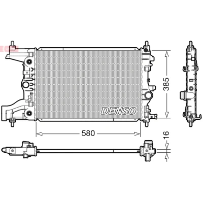 Afbeelding van Denso Radiateur DRM20005