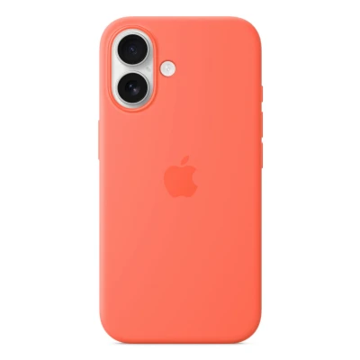 Afbeelding van Apple Silicone Case iPhone 16 Tangerine