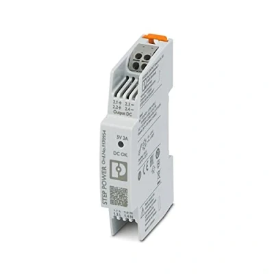 Afbeelding van PHOENIX CONTACT Stroomvoorziening DIN rail STEP3 PS/1AC/5DC/3/PT 1170954 5V/DC 3A 15W 1 x stuk