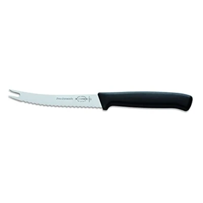Afbeelding van F. DICK ProDynamic tomatenmes (lemmetlengte 11 cm, koksmes voor tomaten / gevoelig snijgoed, lemmet X55CrMo14 staal, hardheid 56 HRC) 82632112, zwart,