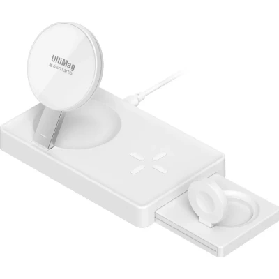 Afbeelding van 4Smarts Wireless Charger UltiMag Trident 20W White