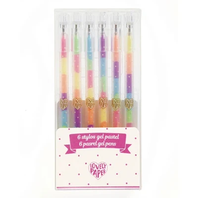 Afbeelding van Djeco gelpennen pastel 6st