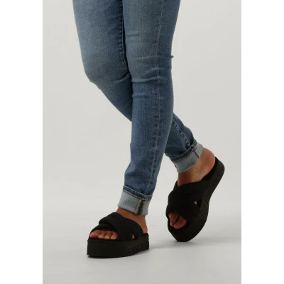 Afbeelding van Tommy Jeans Muiltjes, Dames, Maat: 41, Black Textiel