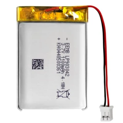 Afbeelding van EEMB lithium polymeerbatterij 3,7 V 1100mAh 903042 Lipo oplaadbare batterij met draad JST connector bevestig de polariteit van het apparaat en voor aankoop