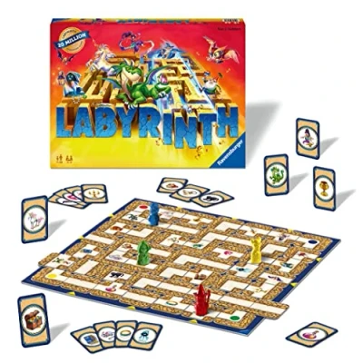 Afbeelding van Ravensburger Labyrinth Moving Maze Family Board Game for Kids and Adults Age 7 Up