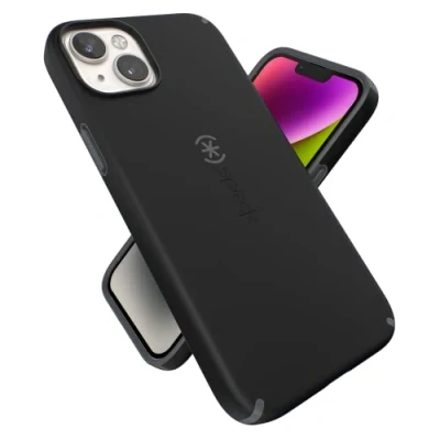 Afbeelding van Speck Producten CandyShell Pro Case past op iPhone 14 Plus 6.7&quot; Model, Zwart/Slate Grey