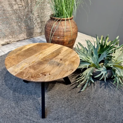 Afbeelding van Benoa Koffie Tafel Rond Berlin 60cm