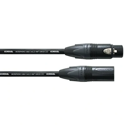 Afbeelding van Cordial CPM 1,5 FM FLEX XLR Verbindingskabel [1x bus 1x stekker] 1.50 m Zwart