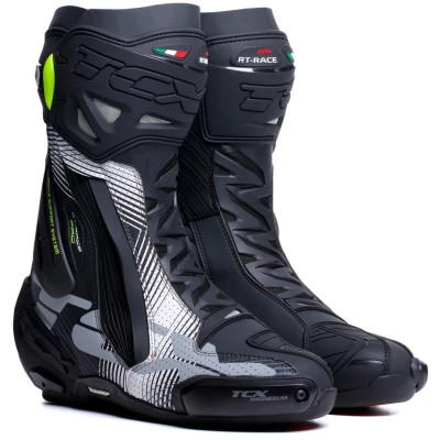 Afbeelding van TCX RT Race Pro Air 2023 Motorfiets Laarzen, zwart grijs wit, afmeting 40 voor man