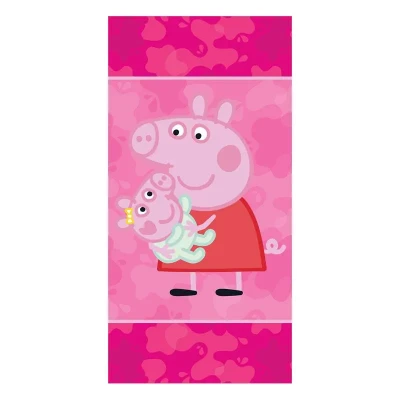 Afbeelding van Peppa Pig strandlaken 70x140 cm Roze
