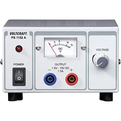 Afbeelding van VOLTCRAFT PS 1152 A Labvoeding, regelbaar 1.5 15 V/DC 1 22.5 W Aantal uitgangen: x