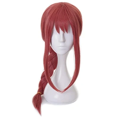 Afbeelding van HIROAKIYA Makima Wig, Chainsaw Man Cosplay Wig with Cap, Length approx.65cm