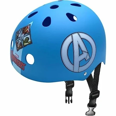 Afbeelding van Marvel Skatehelm Avengers Blauw Maat 54/60 Cm