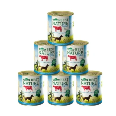 Afbeelding van Dehner Best Nature hondenvoer, licht rund en courgettes, 6 x 800 g (4,8 kg)