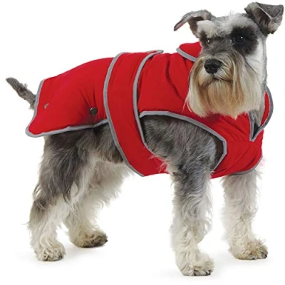 Afbeelding van Ancol Muddy Paws All Weather Stormguard jas. Poppy Red. Maat XX Large (lengte 70 cm, tot 98 cm singel)