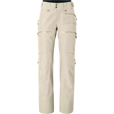 Afbeelding van Norrona Women&#039;s Lofoten Gore Tex Insulated Pants Dames Skibroek Oatmeal L