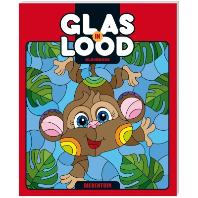 Afbeelding van Kleurboek glas In Lood Dierentuin (Paperback)