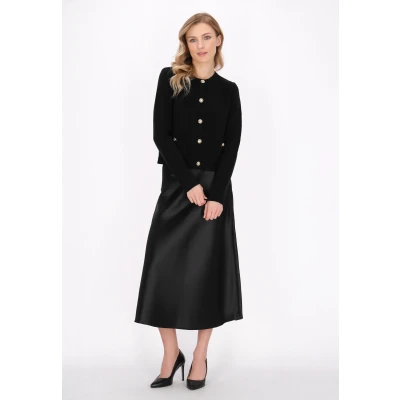 Afbeelding van Cardigan DREIMASTER XL/XXL / Zwart 80% Viscose 20% Wol