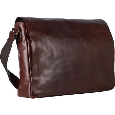 Afbeelding van Leonhard Heyden Cambridge messenger L 13 inch Roodbruin