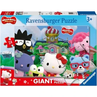 Afbeelding van Ravensburger Hello Kitty Giant Floor Puzzle 24p (12004076) (24 onderdelen)