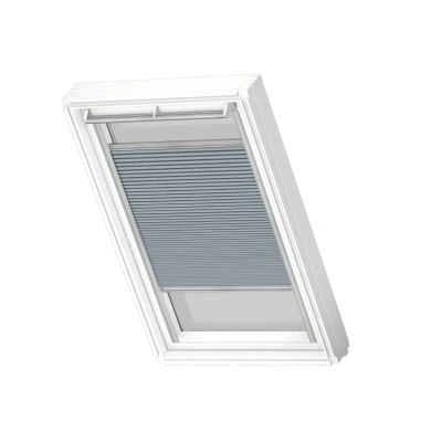 Afbeelding van VELUX Origineel Verduisterend Plisségordijn (FHC), Zilveren Kozijn, PK04, Grey