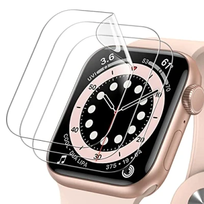 Afbeelding van JETech Screen Protector voor Apple Watch SE (2022/2020) /Series 6 5 4 40 mm, High Definition TPU Film Schermbeschermer, 3 Stuks