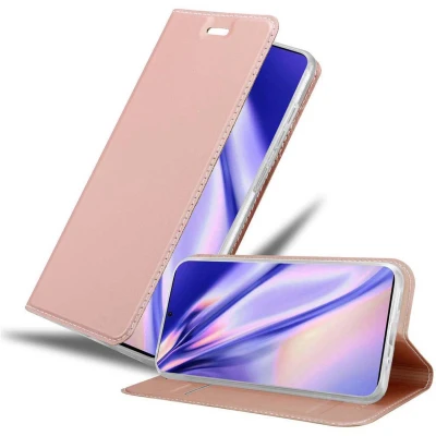 Afbeelding van Cadorabo Hoesje geschikt voor Samsung Galaxy S20 ULTRA in CLASSY ROSE GOUD Beschermhoes met magnetische sluiting, standfunctie en kaartvakje Book Case Cover Etui