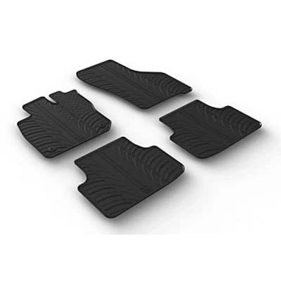 Afbeelding van Gledring Rubbermatten passend voor Seat Leon IV HB 5 deurs &amp; ST Sportstourer 2020 (T profiel 4 delig + montageclips)