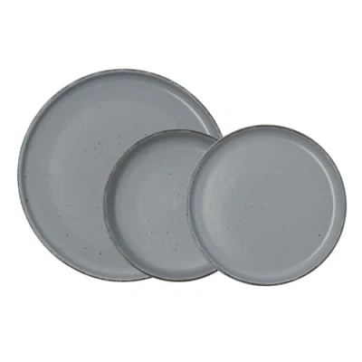 Afbeelding van Quid Duna 12 stuks keramisch servies, voor 4 personen, grijs