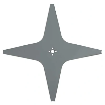 Afbeelding van Arnold 1111 AM 000 maaiblad AR16 geschikt voor Ambrogio, Hercules en Wiper robotmaaier, 290 mm / 4 snijden/gebogen 0001, grijs