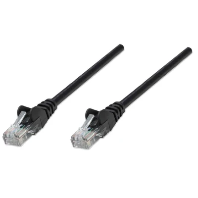 Afbeelding van Intellinet 2m Cat5e netwerkkabel Zwart U/UTP (UTP) 320757