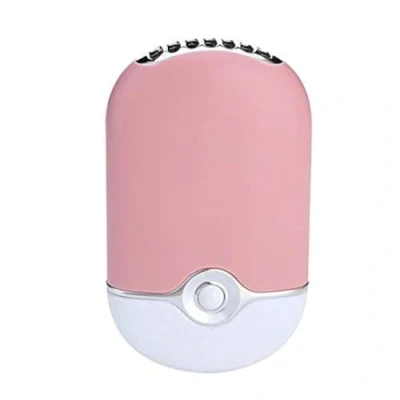 Afbeelding van ThreeH F015 Airconditioner ventilator, luchtreiniger, luchtbevochtiger, stil, USB, reismodel, oplaadbaar, lichtroze