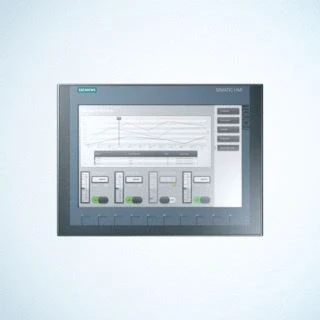 Afbeelding van Siemens simatic hmi ktp1200 basic 12 tft scherm 1280x800 pixels 65536 kleuren led blacklighting profibus interface 1 usb tot 16gb 6av2123 2ma03 0ax0