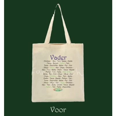 Afbeelding van Canvas Tas Vader