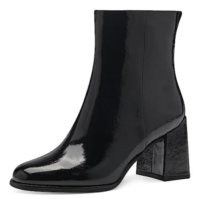 Afbeelding van MARCO TOZZI dames 2 25327 41 Boot Heel, Black Patent, EU
