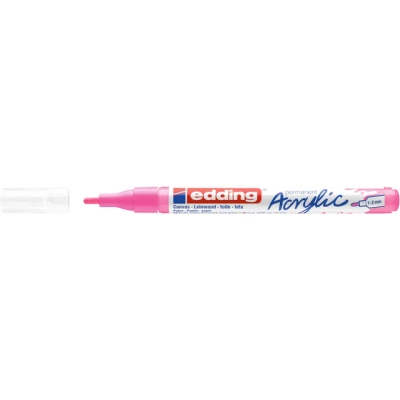 Afbeelding van edding 5300 Acrylic Marker neon roze 1 ST 2mm / 4 5300069