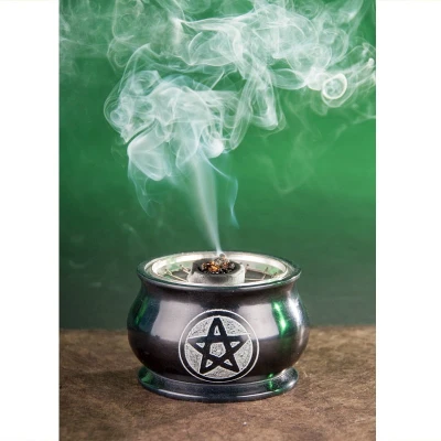 Afbeelding van Wierookbrander met netje Pentagram