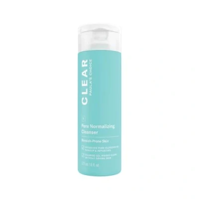 Afbeelding van Paula&#039;s Choice CLEAR Gezichtsreiniger Reiningsgel voor Acne gevoelige Huid Verwijdert Make Up &amp; Overtollig Talg Vermindert Puistjes Mee eters met Salicylzuur Alle Huidtypen 177 ml