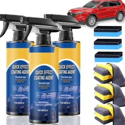 Afbeelding van Quick Effect Coating Agent, Car Acting Agent Spray, Auto Snelwerkende 120ml (3 Stuk)