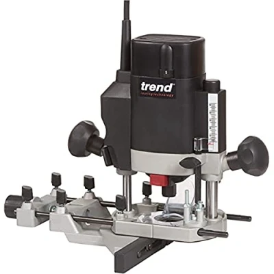Afbeelding van Trend 1000W 8 mm invalfrees met variabele snelheid 230V EU, krachtige lichtgewicht invalfrees, perfect voor scharniersnijden, T5EB/MK2/EURO