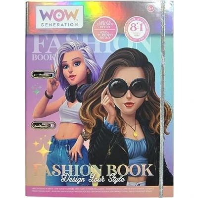 Afbeelding van Wow Generation Fashion Designer Notitieboek met Stickerset