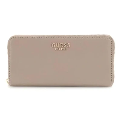 Afbeelding van GUESS Portemonnee Laurel SLG Zip Around Wallet Dark Taupe
