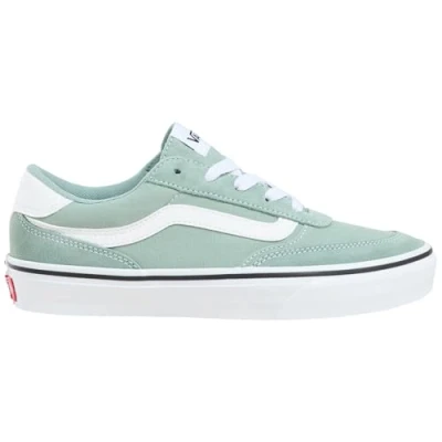 Afbeelding van Vans Dames Brooklyn Ls Sneaker, Suede/Canvas Iceberg Green, 5.5 UK, Suede Canvas IJsberg Groen, 38.5 EU