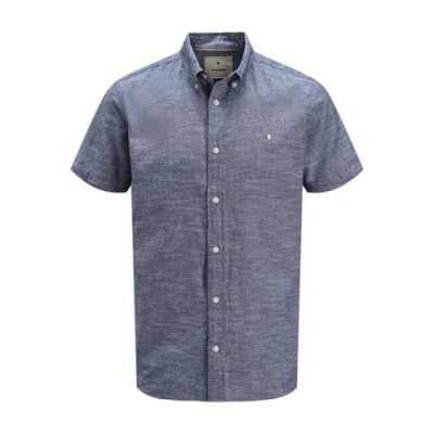 Afbeelding van JACK&amp;JONES JPRBLUSUMMER SHIELD S/S SHIRT LN Heren Overhemd Faded Denim