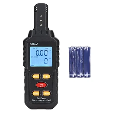 Afbeelding van EMF detector Elektromagnetische Stralingstester Magnetische Veldmeter Digitaal Display Geigerteller Beta Gamma X Ray tester Handheld Stralingsdetector