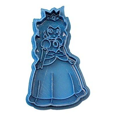 Afbeelding van Cuticuter Prinzessin Peach Mario uitsteekvorm, blauw, 8 x 7 1,5 cm