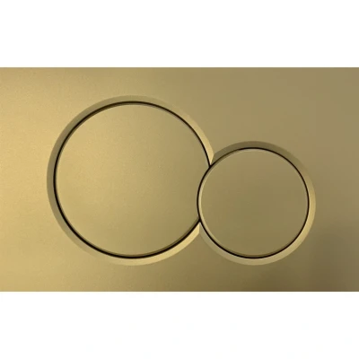 Afbeelding van Bedieningsplaat Geberit Sigma 01 Frontbediening Mat Goud